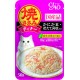 Ciao Grilled Pouch Chicken Flakes with Crabstick & Scallop in Jelly 50g